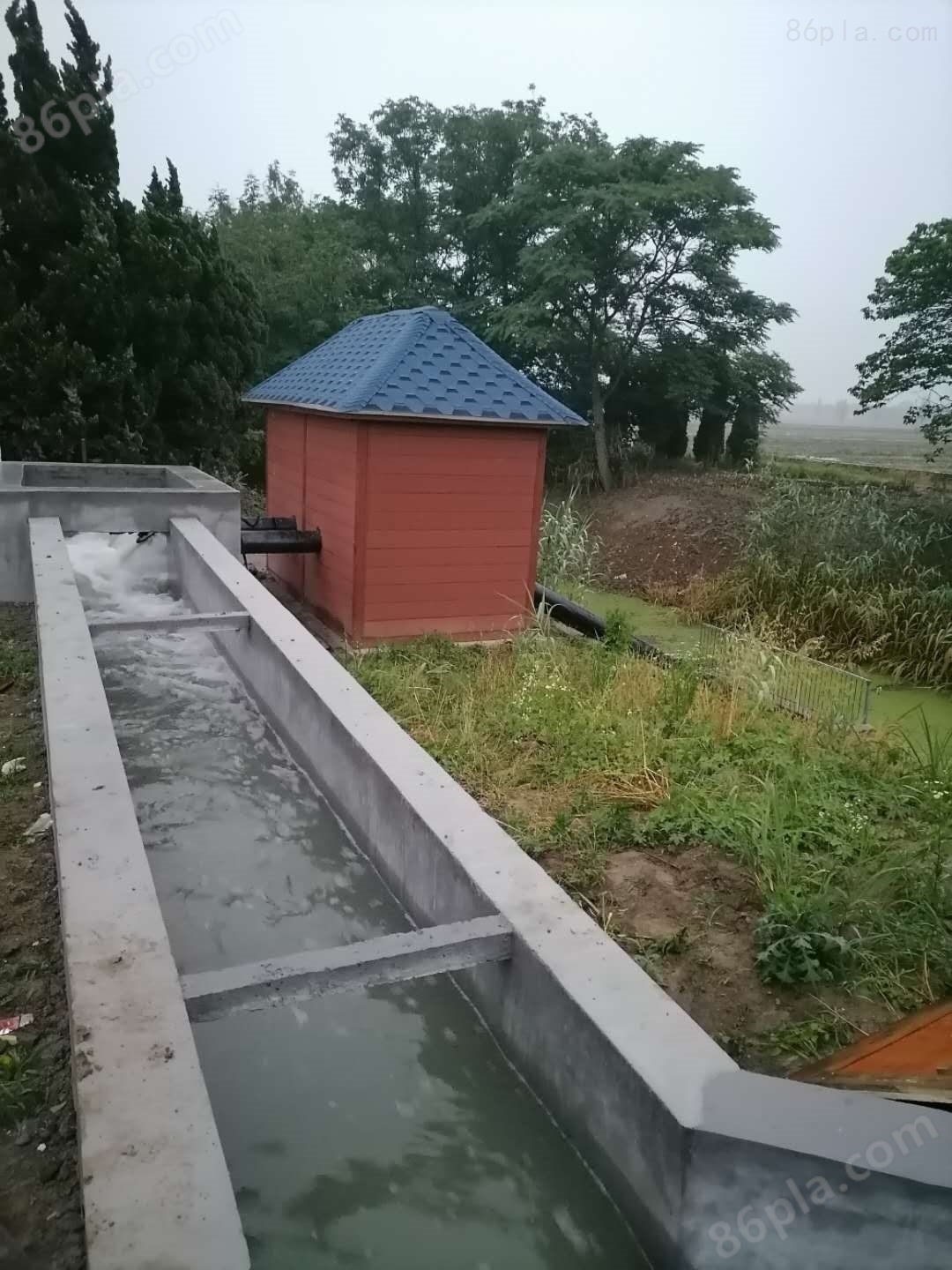 洁夫森农田灌溉泵房，合理灌溉用水