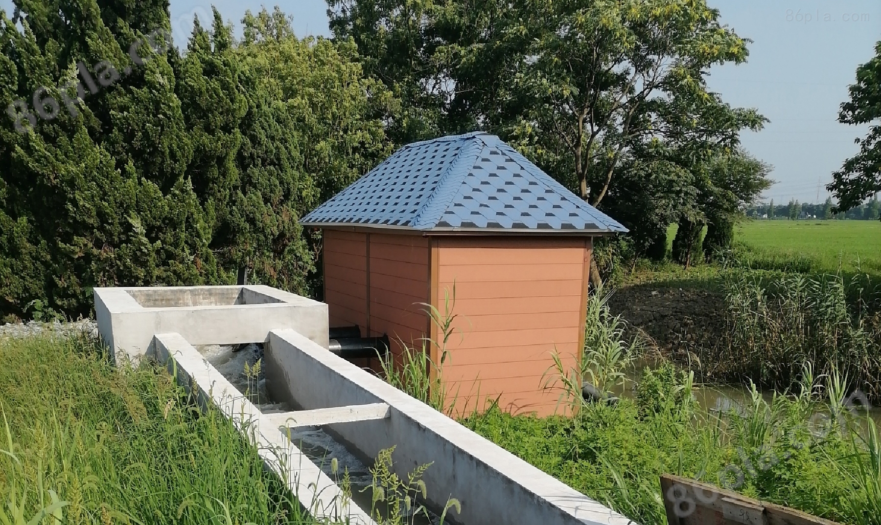 洁夫森农田灌溉泵房 为农村灌溉出一份力