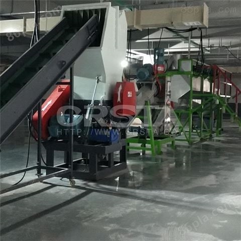 贵州PP空调机壳废料破碎清洗瓶片机