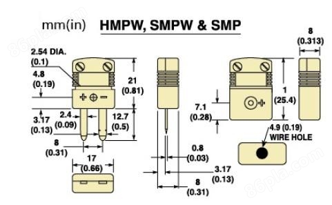SMPW-(*)-M系列微小迷你型熱電偶插頭|SMPW-(*)-F系列微小迷你型熱電偶插座 SMPW-(*)-M系列微小迷你型熱電偶插頭|SMPW-(*)-F系列微小迷你型熱電偶插座