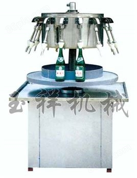 虹吸式液体灌装机                    负压葡萄酒液体灌装机